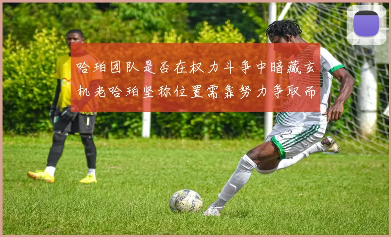 哈珀团队是否在权力斗争中暗藏玄机老哈珀坚称位置需靠努力争取而非索要